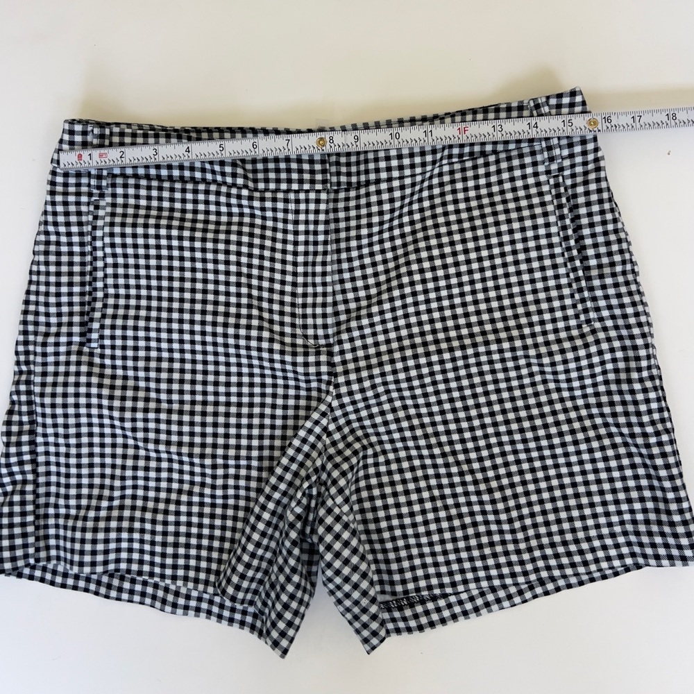 Anne Klein Black and White Gingham Shorts - Picture 5 of 6